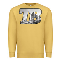 Antique Gold TB Tampa Bay City Skyline of Tampa Bay, Florida Premium Sweatshirt - longCreatives