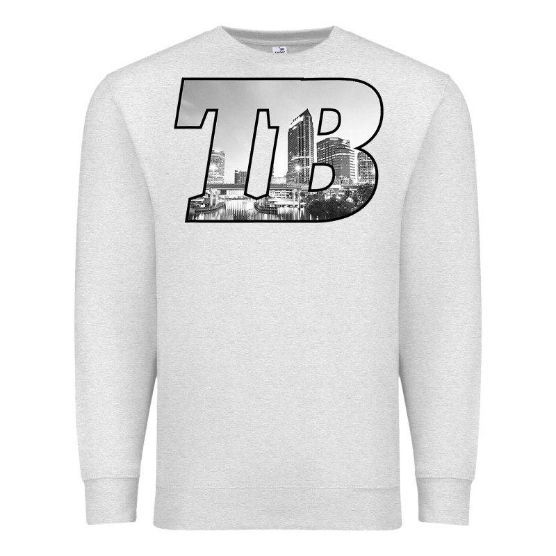 Tb Tampa Bay City Skyline Of Tampa Bay, Florida Premium Sweatshirt by longCreatives | Teevron