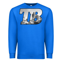 True Royal TB Tampa Bay City Skyline of Tampa Bay, Florida Premium Sweatshirt - longCreatives
