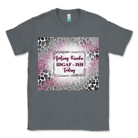 Charcoal Heather feeling kinda idgaf ish today with leopard Classic Tee - TumblerDesignByShophia