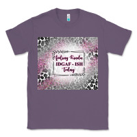 Lavender feeling kinda idgaf ish today with leopard Classic Tee - TumblerDesignByShophia