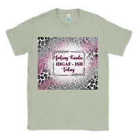 Matcha feeling kinda idgaf ish today with leopard Classic Tee - TumblerDesignByShophia