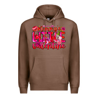 Chestnut Mommy's Little Valentine Premium Hoodie - CowhideDigitalArt