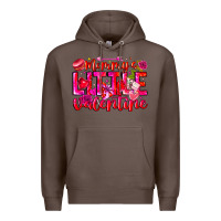 Coffee Mommy's Little Valentine Premium Hoodie - CowhideDigitalArt