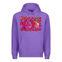 Purple Mommy's Little Valentine Premium Hoodie - CowhideDigitalArt