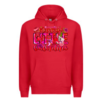 Red Mommy's Little Valentine Premium Hoodie - CowhideDigitalArt
