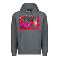 Rock Mommy's Little Valentine Premium Hoodie - CowhideDigitalArt