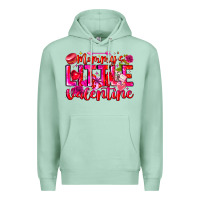 Seafoam Mommy's Little Valentine Premium Hoodie - CowhideDigitalArt