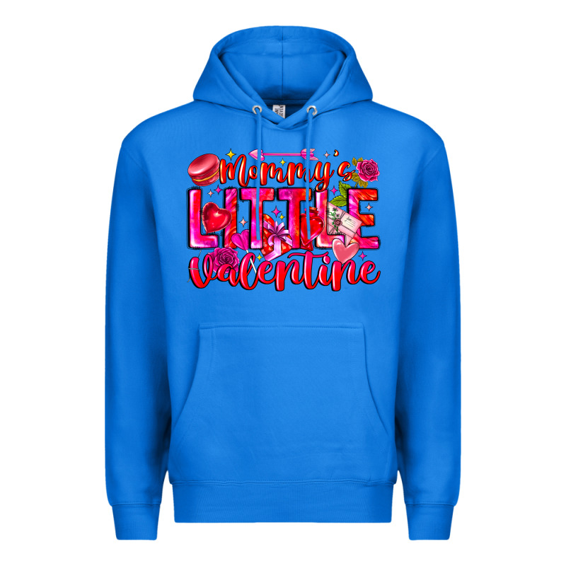 Mommy's Little Valentine Premium Hoodie by CowhideDigitalArt | Teevron