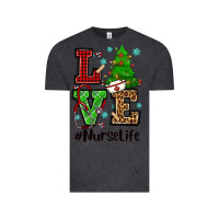 Vintage Black love nurse life christmas Vintage Tee - CowGirlArtShop
