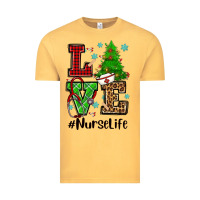 Vintage Mustard love nurse life christmas Vintage Tee - CowGirlArtShop