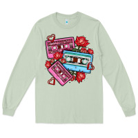 Matcha valentines day casette olivia Long Sleeve Tee - OliviaCreatesArt