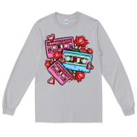Moon Dust valentines day casette olivia Long Sleeve Tee - OliviaCreatesArt