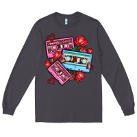 Smoke valentines day casette olivia Long Sleeve Tee - OliviaCreatesArt