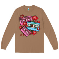 Toasted Coconut valentines day casette olivia Long Sleeve Tee - OliviaCreatesArt