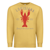 Antique Gold Louisiana Crawfish T Laissez le bon temps rouler Premium Sweatshirt - longCreatives