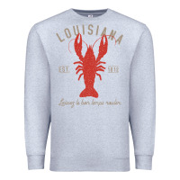 Heather Grey Louisiana Crawfish T Laissez le bon temps rouler Premium Sweatshirt - longCreatives