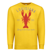 Lemon Louisiana Crawfish T Laissez le bon temps rouler Premium Sweatshirt - longCreatives