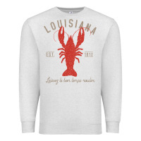 Oatmeal Heather Louisiana Crawfish T Laissez le bon temps rouler Premium Sweatshirt - longCreatives