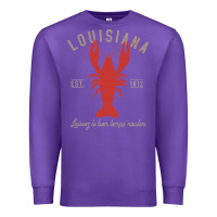 Purple Louisiana Crawfish T Laissez le bon temps rouler Premium Sweatshirt - longCreatives