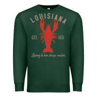 Sports Green Louisiana Crawfish T Laissez le bon temps rouler Premium Sweatshirt - longCreatives