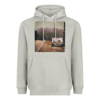 Moon Dust Twin Peaks City Limits Welcome Sign Vintage Heavyweight Hoodie - longCreatives