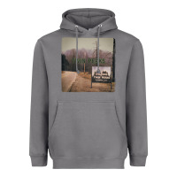 Storm Twin Peaks City Limits Welcome Sign Vintage Heavyweight Hoodie - longCreatives