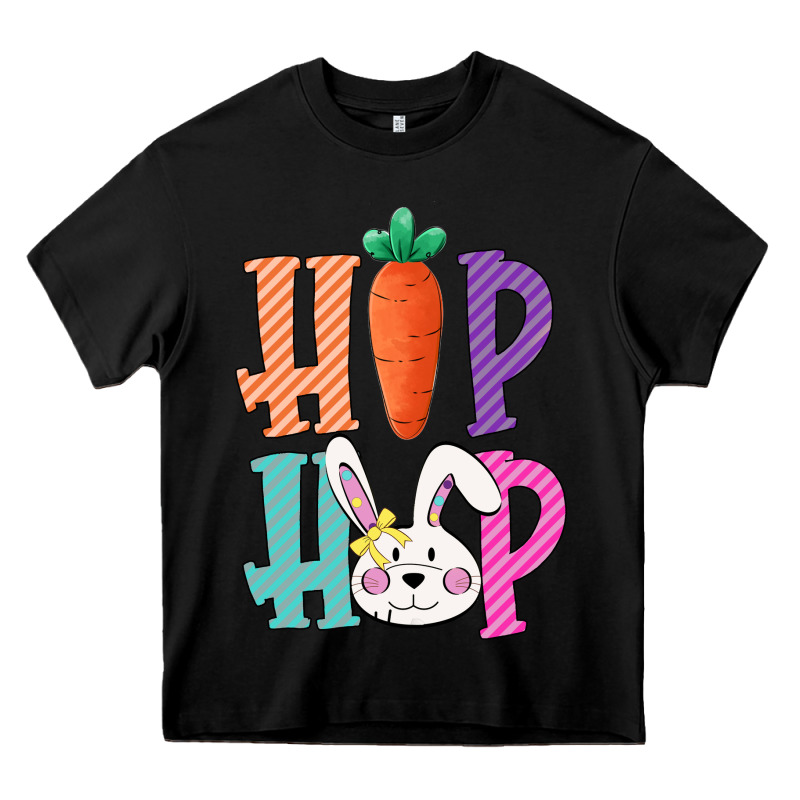Hip Hop Easter Girls Toddlers Kids Leopard Bunny Heavy Core Tee by Bettercallsaul | Teevron