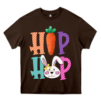 Chocolate Brown hip hop easter girls toddlers kids leopard bunny Heavy Core Tee - Bettercallsaul