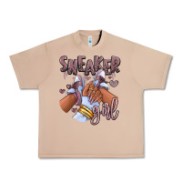 Burro sky j mauve sneaker girl afro woman Urban Heavy Tee - RanaPortraitStore