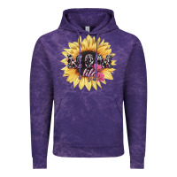 Cloud Purple Mom life sunflower mother's day Vintage Hoodie - HowdyJamesFarm