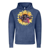Vintage Denim Mom life sunflower mother's day Vintage Hoodie - HowdyJamesFarm