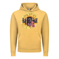Vintage Mustard Mom life sunflower mother's day Vintage Hoodie - HowdyJamesFarm