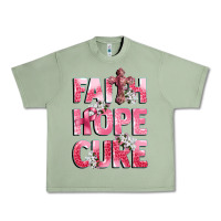 Oil Green faith hope cure breast cancer Urban Heavy Tee - CowGirlArtShop