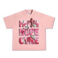 Salmon faith hope cure breast cancer Urban Heavy Tee - CowGirlArtShop