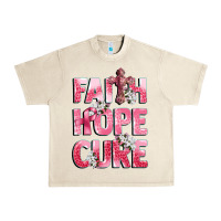 Sandshell faith hope cure breast cancer Urban Heavy Tee - CowGirlArtShop