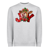 Heather Grey joy Heavyweight Sweatshirt - SublimationCraftShop