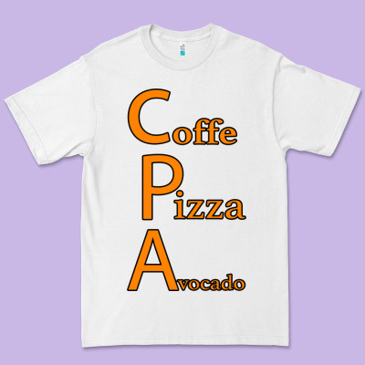 Coffe Pizza Avocado Premium Tee Designed By Bettercallsaul