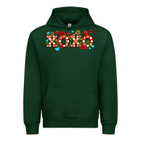 Forest Green xoxo roses and keys Urban Hoodie - AdoDesignShop