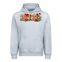 Heather Grey xoxo roses and keys Urban Hoodie - AdoDesignShop