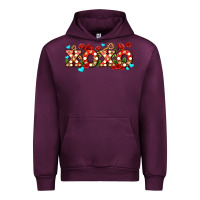 Mauve Wine xoxo roses and keys Urban Hoodie - AdoDesignShop
