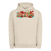 Pigment French Oak xoxo roses and keys Urban Hoodie - AdoDesignShop