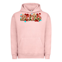 Pigment Salmon xoxo roses and keys Urban Hoodie - AdoDesignShop