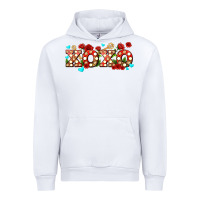 White xoxo roses and keys Urban Hoodie - AdoDesignShop