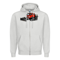 Dove Grey snowcat Zipper Hoodie - Artiststas