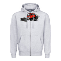Heather Grey snowcat Zipper Hoodie - Artiststas