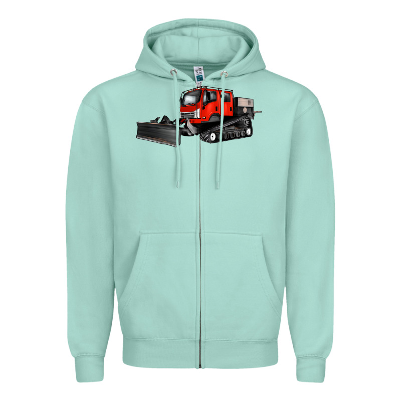 Snowcat Zipper Hoodie by Artiststas | Teevron