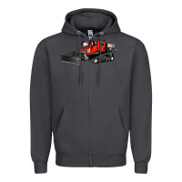 Smoke snowcat Zipper Hoodie - Artiststas