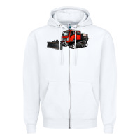 White snowcat Zipper Hoodie - Artiststas