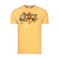Vintage Mustard cozy season Vintage Tee - CowGirlArtShop